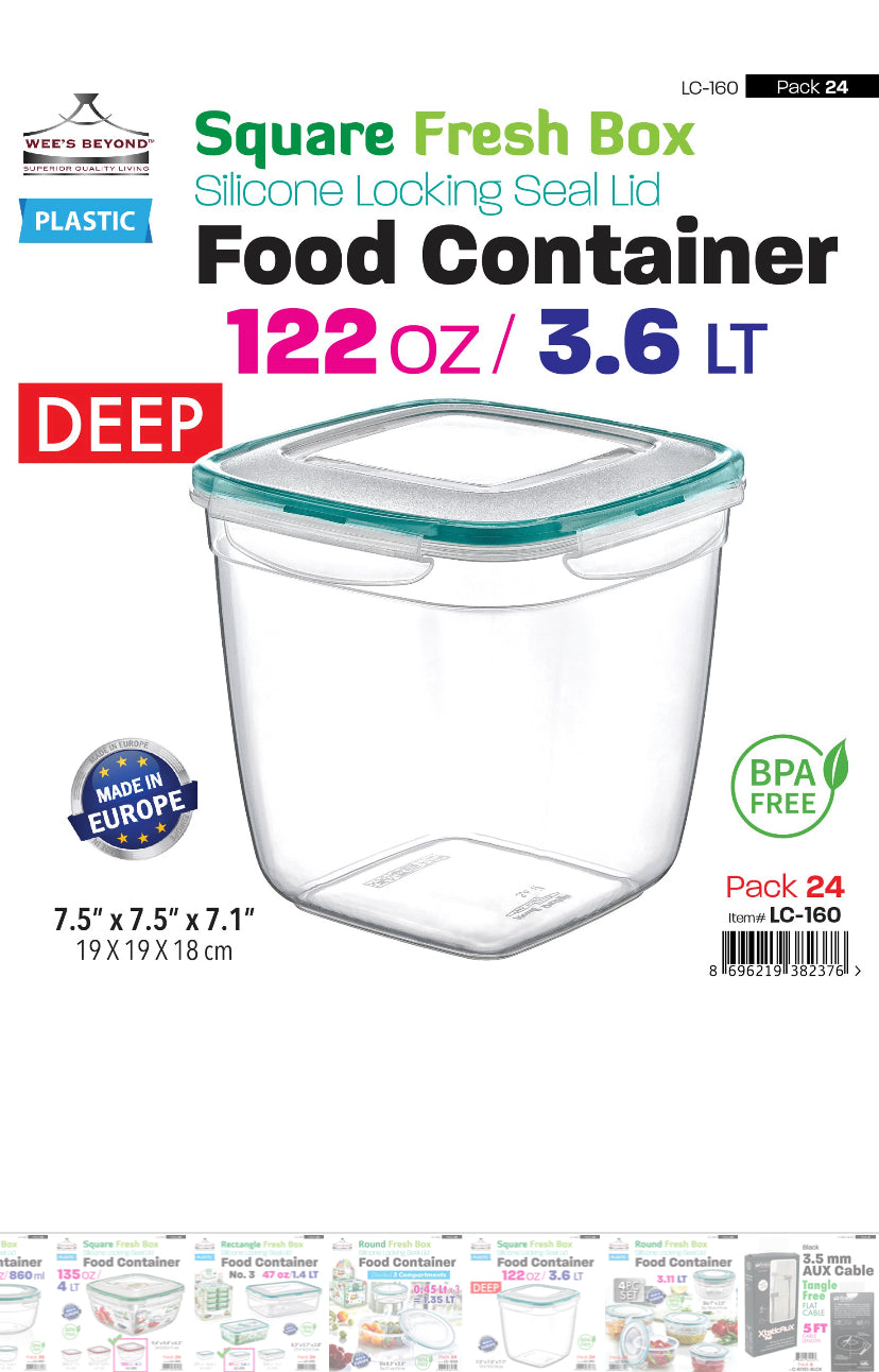 Superio Rectangle Sealed Containers Set of 3